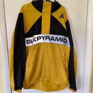 Black Pyramid Windbreaker Spell-out Logo